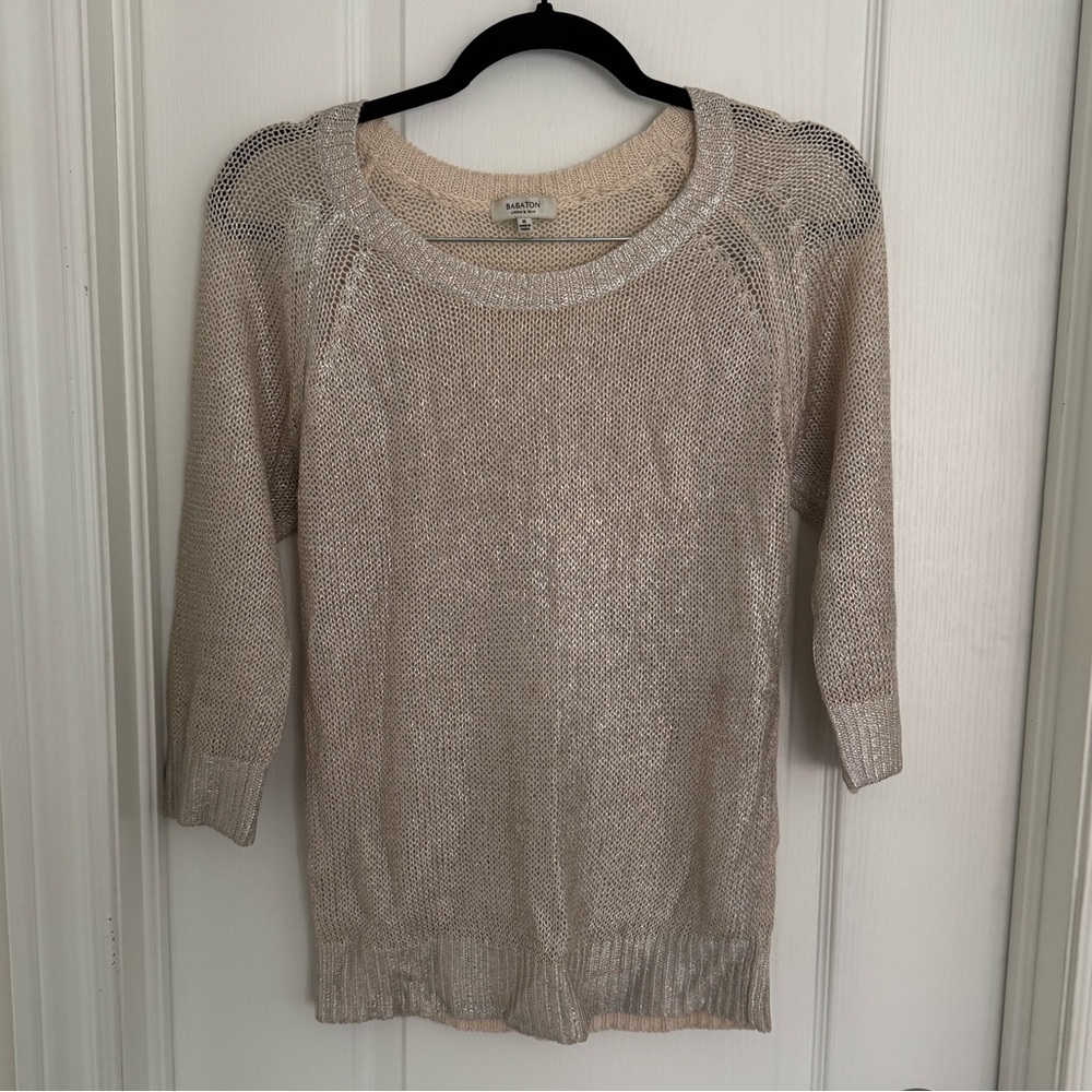 ARITZIA Babaton Linen-Silk Shiny Sweater
